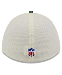 New Era Men's Cream/Green Bay Packers 2026 Nfl Training Camp 39THIRTY Flex Hat