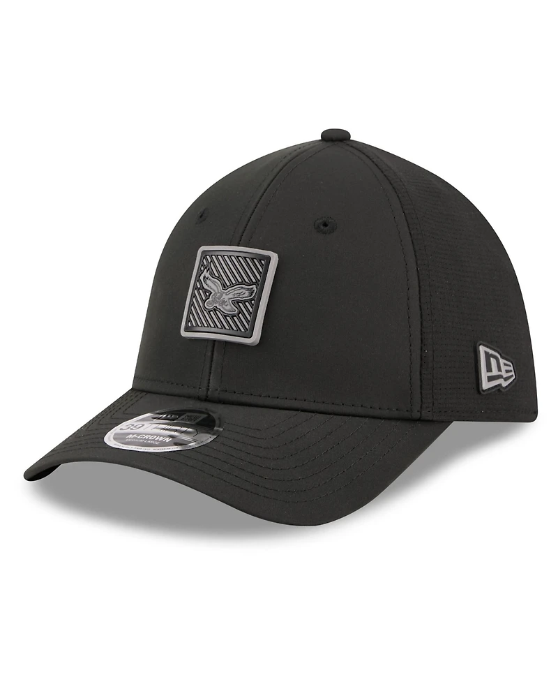 New Era Men's Black Philadelphia Eagles 2026 Nfl Training Camp 39THIRTY Flex Hat