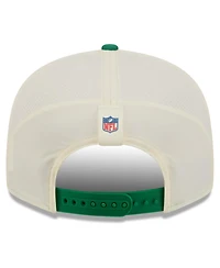 New Era Men's Cream/Kelly Green Philadelphia Eagles 2026 Nfl Training Camp 9FIFTY Snapback Hat