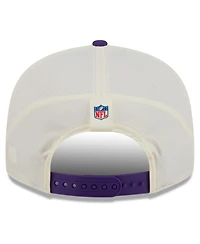 New Era Men's Cream/Purple Minnesota Vikings 2026 Nfl Training Camp 9FIFTY Snapback Hat