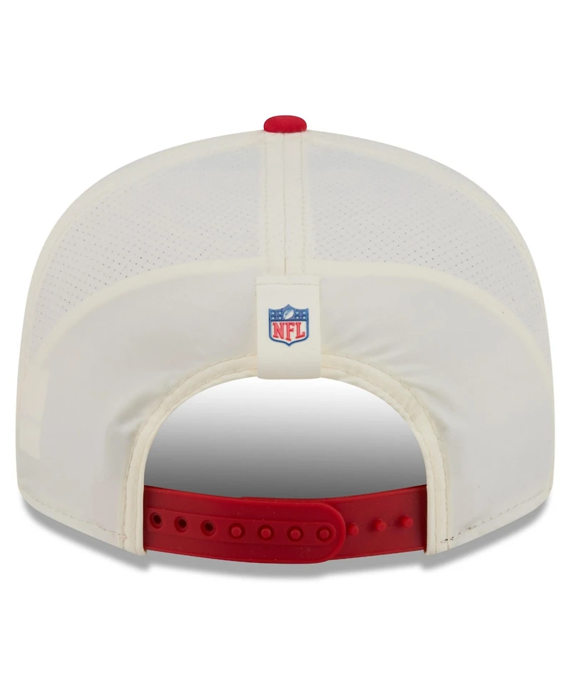 New Era Men's Cream/Red Kansas City Chiefs 2026 Nfl Training Camp 9FIFTY Snapback Hat
