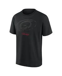Fanatics Men's Carolina Hurricanes Blackout Heavyweight T-Shirt