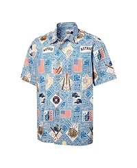 Reyn Spooner Men's Blue Houston Astros Americana Button-Up Shirt