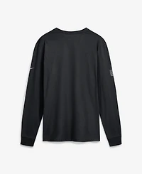 Nike Men's Black Las Vegas Raiders Sideline Bold Arch Star Dri-fit Long Sleeve T-Shirt