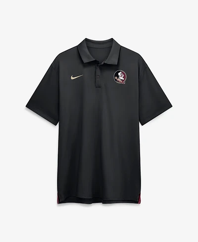 Nike Men's Black Florida State Seminoles 2026 Sideline Tour Dri-fit Polo Shirt