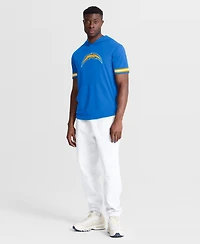 Fanatics Men's Powder Blue Los Angeles Chargers Optimal Play Short Sleeve Hooded T-Shirt