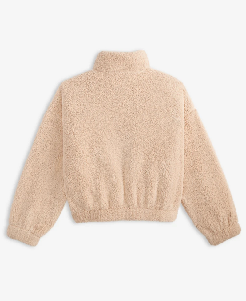Epic Threads Girls' Xs-xl Bow-Embroidery Faux-Sherpa Jacket, Macy's Exclusive