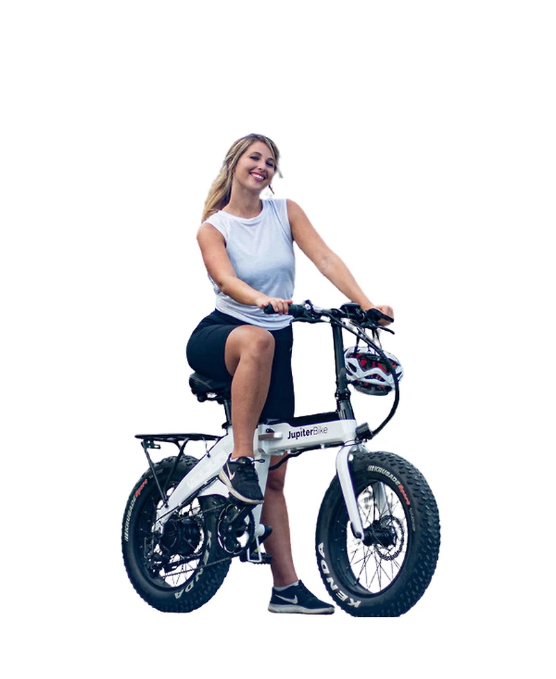 JupiterBike Electric Bikes Defiant Fat Tire Folding Electric Bike