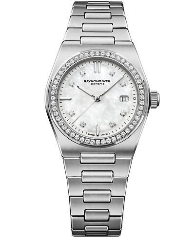 Raymond Weil Women's Silver-Tone Stainless Steel Watch 30mm