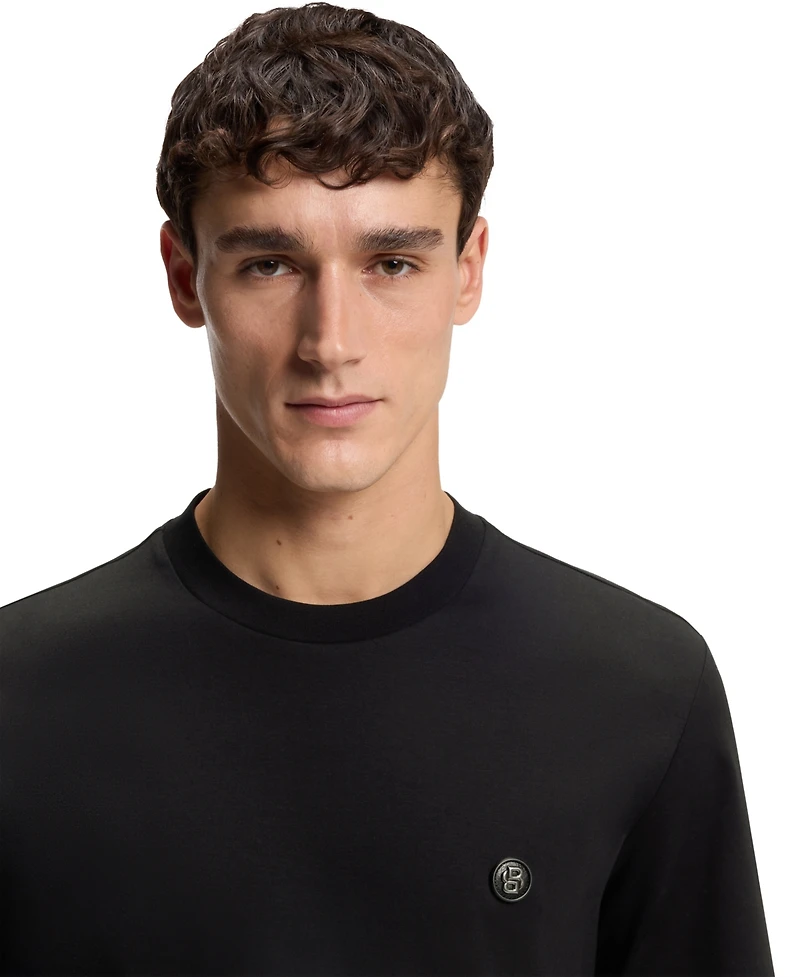 Boss by Hugo Men's Mercerized-Cotton Double B Monogram T-Shirt