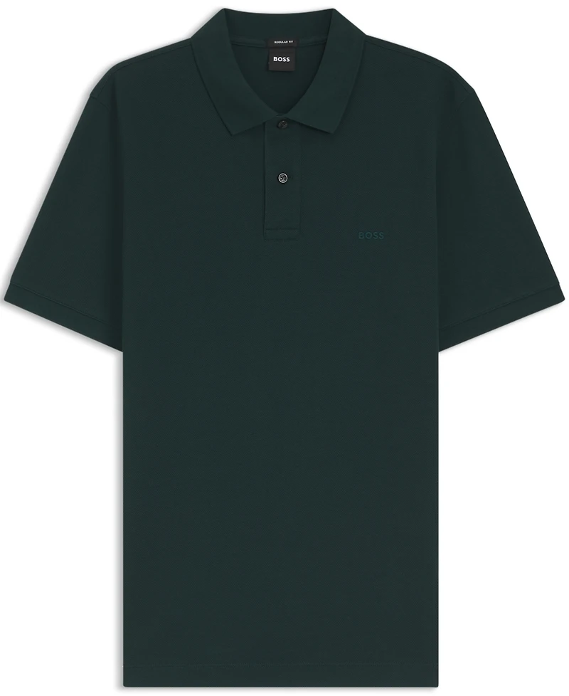 Boss by Hugo Men's Cotton Pique Pallas Logo Polo Shirt