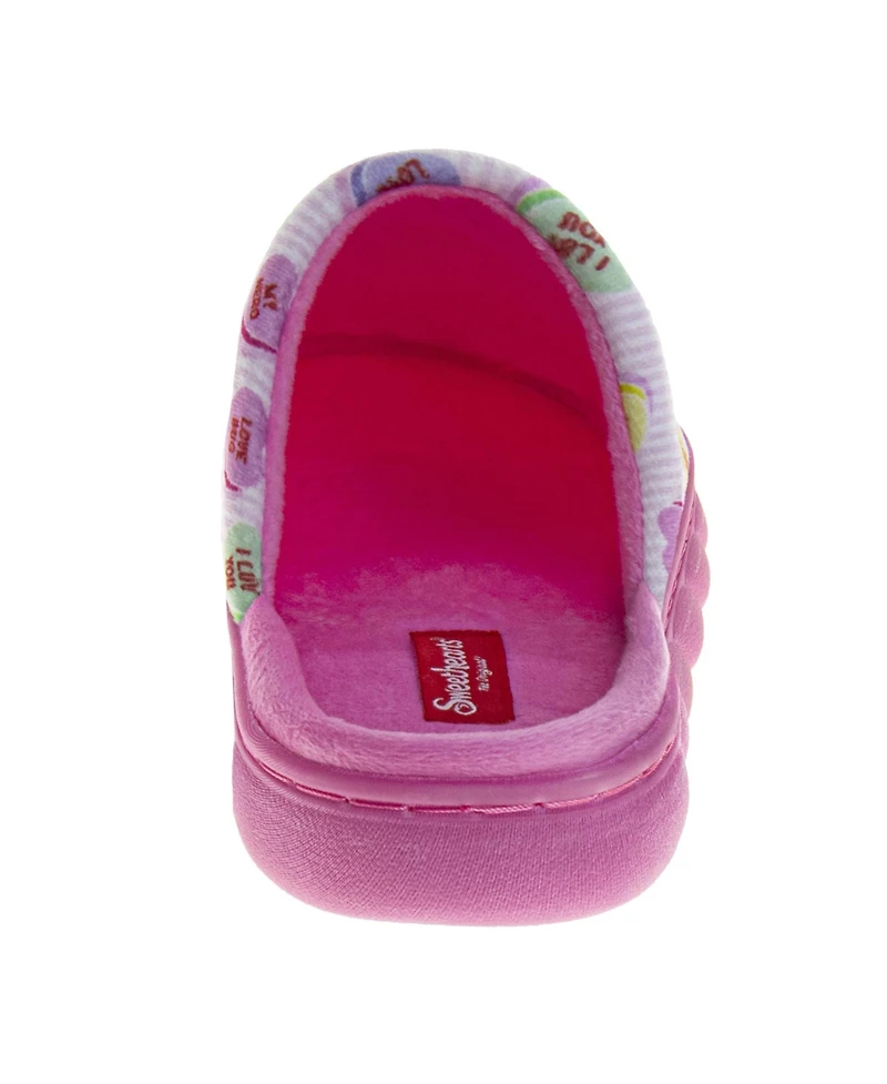 SweetHearts Women's Ladies' Conversation Heart Comfort Slippers