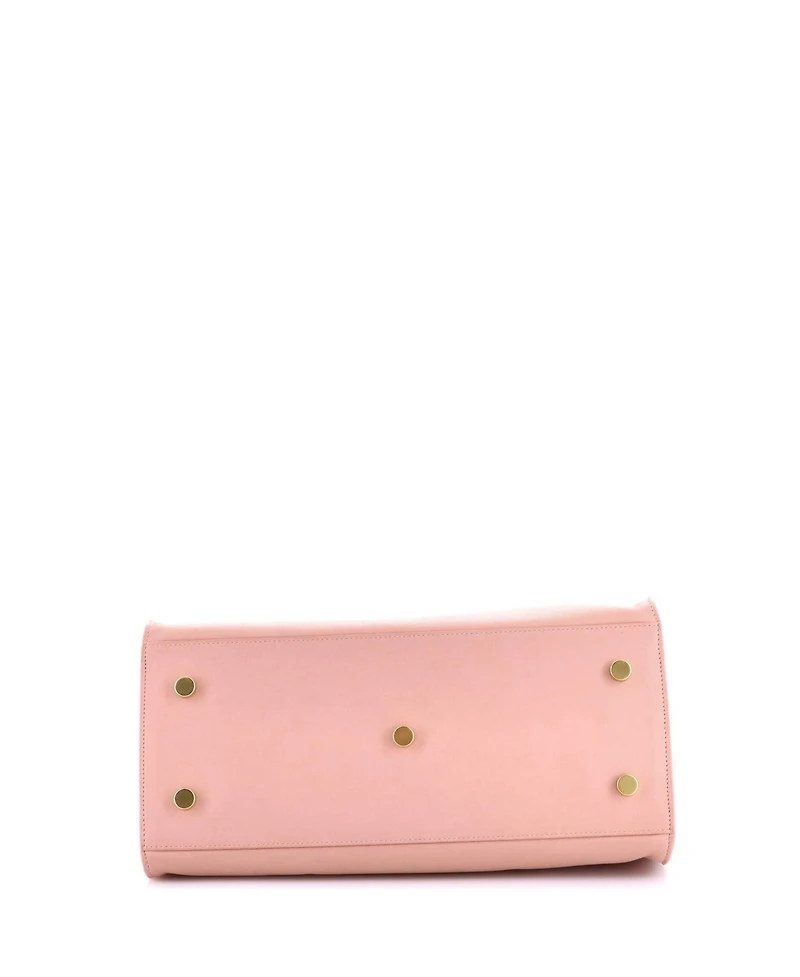 Pre-Owned Saint Laurent Small Monogram Cabas Leather