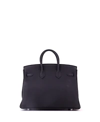 Pre-Owned HERMES Birkin 25 Handbag Togo with Palladium Hardware