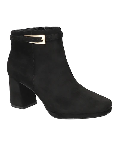 Bella Vita Women's Hudson Ankle Square Toe Booties