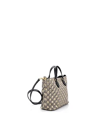 Pre-Owned Gucci Small Convertible Soft Tote Printed Gg Coated Canvas