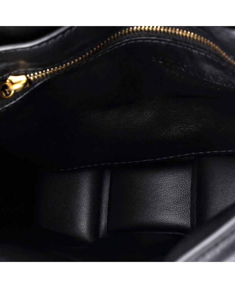Pre-Owned Bottega Veneta Cassette Crossbody Bag Padded Maxi Intrecciato Leather