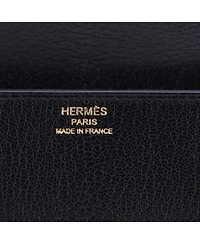Pre-Owned HERMES Cinhetic Top Handle Bag Chevre Chamkila