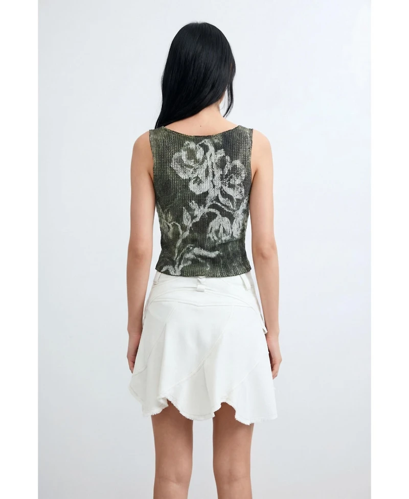 Desigual Women's Sleeveless printed t-shirt