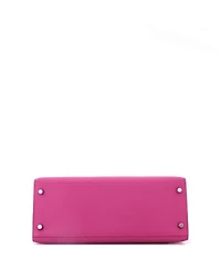 Pre-Owned HERMES Kelly Handbag Pink Epsom with Palladium Hardware