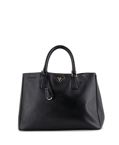 Pre-Owned Prada Large Lux Open Tote Saffiano Leather
