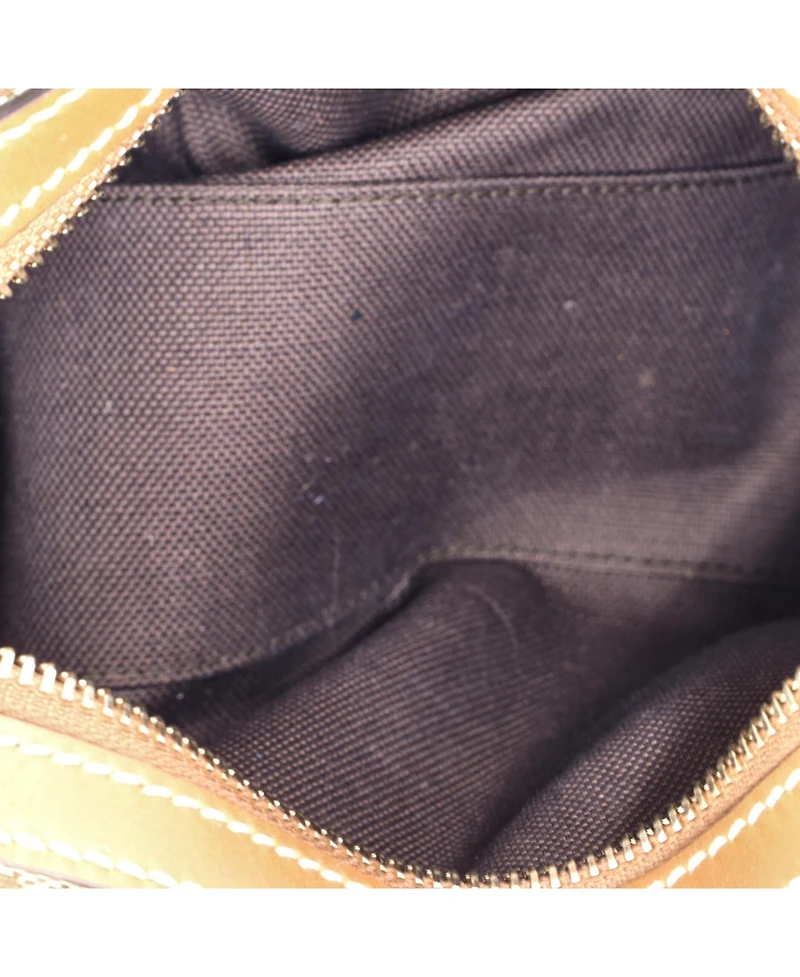 Pre-Owned Gucci Mini Web Boston Bag Gg Canvas