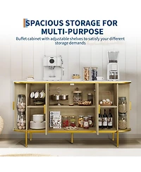 homfan Modern Buffet Cabinet with Storage