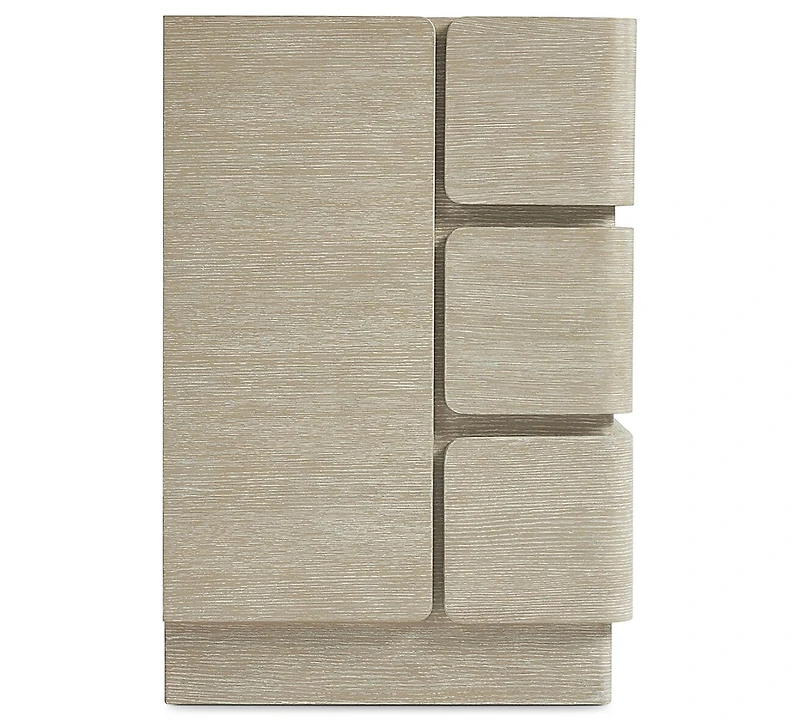 Bernhardt Arcadia 74" Quartered White Oak Wire-Brushed Clay Dresser