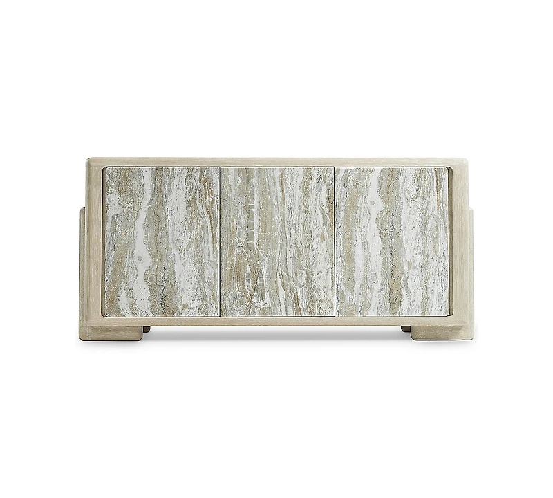 Bernhardt Arcadia 34" Wood 3-Door Stone Buffet