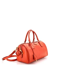 Pre-Owned Prada Medium Lux Convertible Boston Bag Saffiano Leather