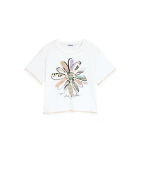 Desigual Women's Floral Print T-shirt 100% Cotton