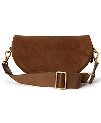 Lauren Ralph Lauren Suede Marcy Small Belt Handbag