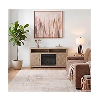 Augusta Home Cliff 2 Door Wood Fireplace