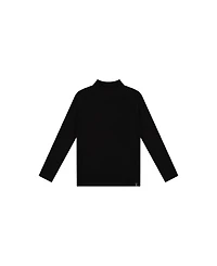 Deux par Big Girls 6-14 Brushed Rib Mock Neck Top