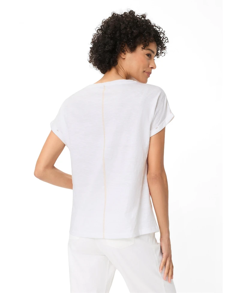 Olsen Women's Panneaux Print T-Shirt