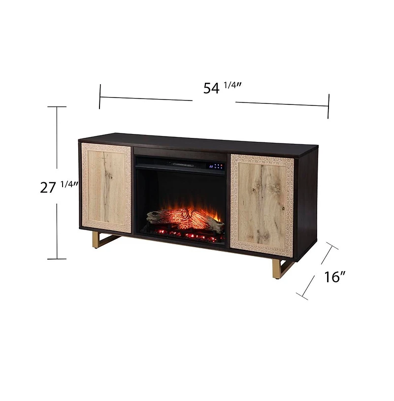 Augusta Home Wilconia Electric Media Fireplace