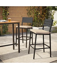 Pellebant Outdoor Indoor Barstools with Cushion
