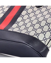 Pre-Owned Gucci Small Ophidia Open Shopping Tote Gg Coated Canvas