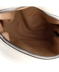 Pre-Owned Gucci Mini Gg Marmont Round Shoulder Bag Matelasse Leather