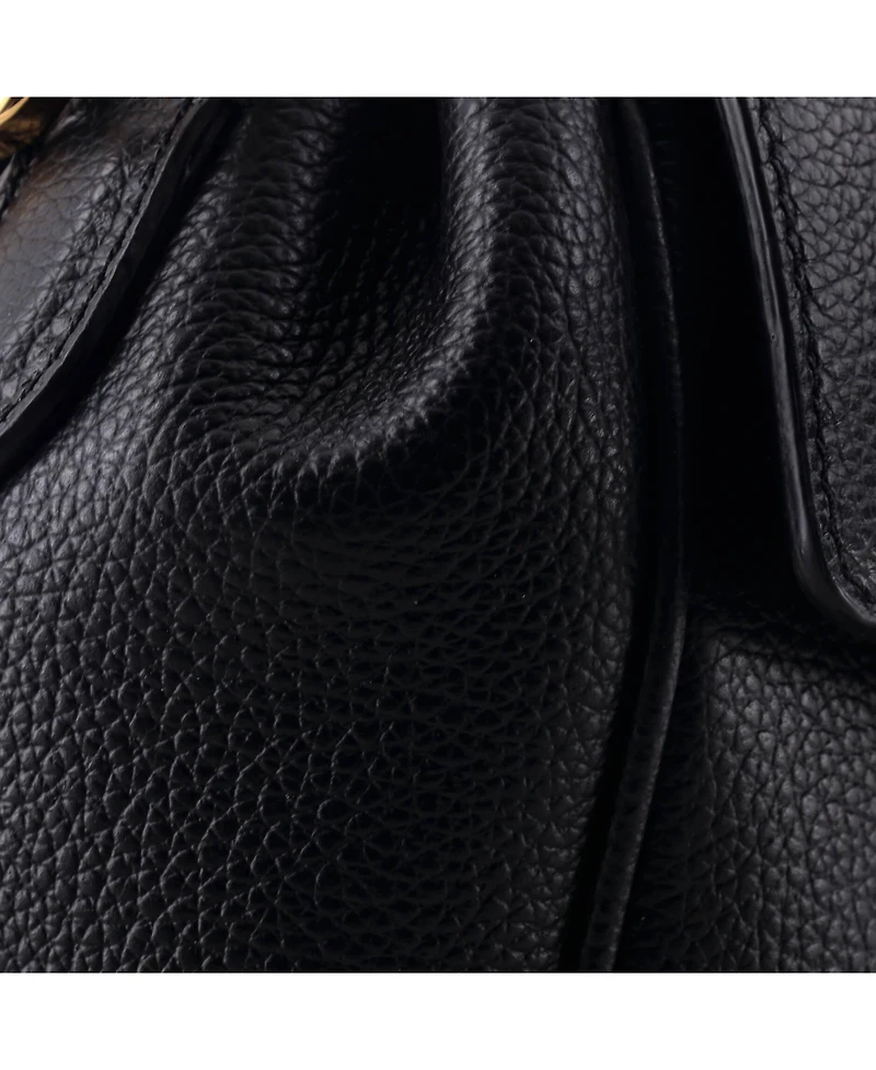 Pre-Owned Versace Small Virtus Top Handle Bag Leather