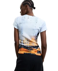 Desigual Women's Printed T-shirt 100% cotton
