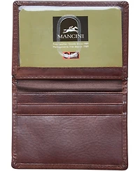 Men's Mancini Boulder Collection Rfid Secure Zippered Wallet with Removable Passcase