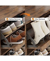 homfan Flip Drawer Shoe Cabinet with Adjustable Shelf - Hidden Entryway Storage for Hallway, Living Room