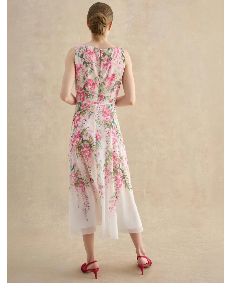 Hobbs London Carly Fit Flare Midi Dress