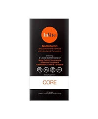 InviteHealth Core Foundation Multivitamin 30 Day VitaPak Regimen 2 Tablets and 1 Vegetarian Capsule per VitaPak