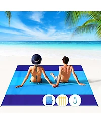 Cowin Beach Blanket Outdoor Waterproof Sandproof Beach Mat Picnic Blanket Camping in Hiking 79 X 83