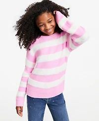 Epic Threads Girls' Xs-xl Crewneck Stripe Sweater, Macy's Exclusive