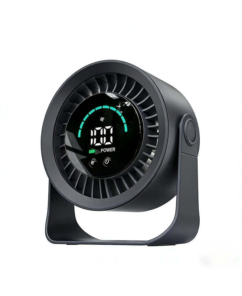 Cowin Usb-c Rechargeable Desk Fan - Touch Control, 3000mAh, 5 Speeds, Led Display