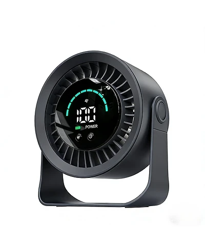 Cowin Usb-c Rechargeable Desk Fan - Touch Control, 3000mAh, 5 Speeds, Led Display