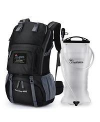 Mountaintop 40 Liter Hiking Backpack with 3 Hydration Bladder for Women Men Outdoor Travel Camping Day Pack Rain Cover